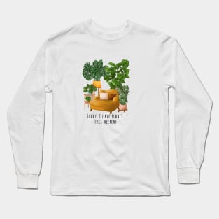 Plant lover weekend Long Sleeve T-Shirt